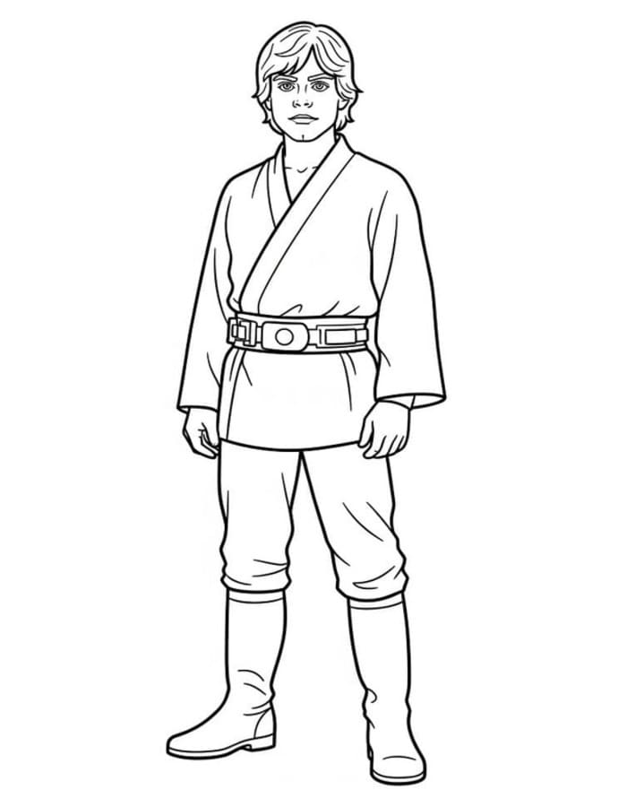 Druckbare Luke Skywalker