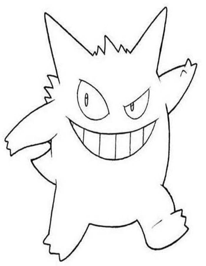 Gengar druckbare