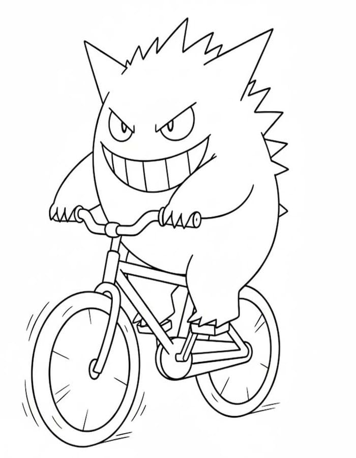 Gengar kostenlos druckbare basisch