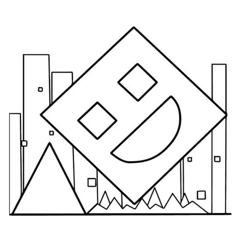 Geometry Dash zum Ausdrucken für Kinder