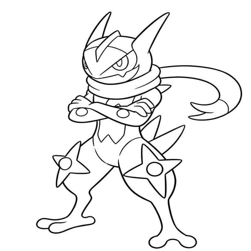 Greninja kostenlos schlicht
