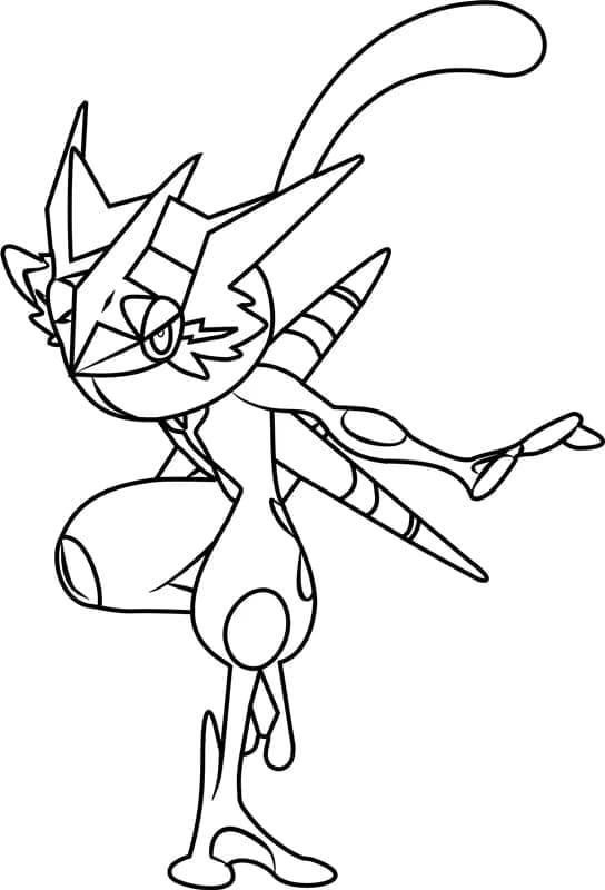 Greninja zum Ausdrucken