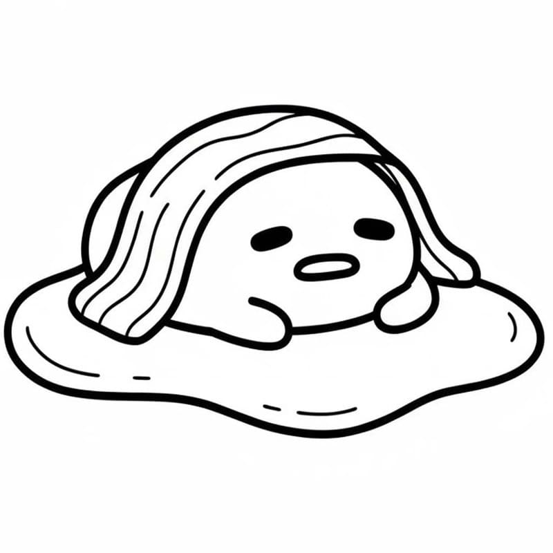 Gudetama druckbare