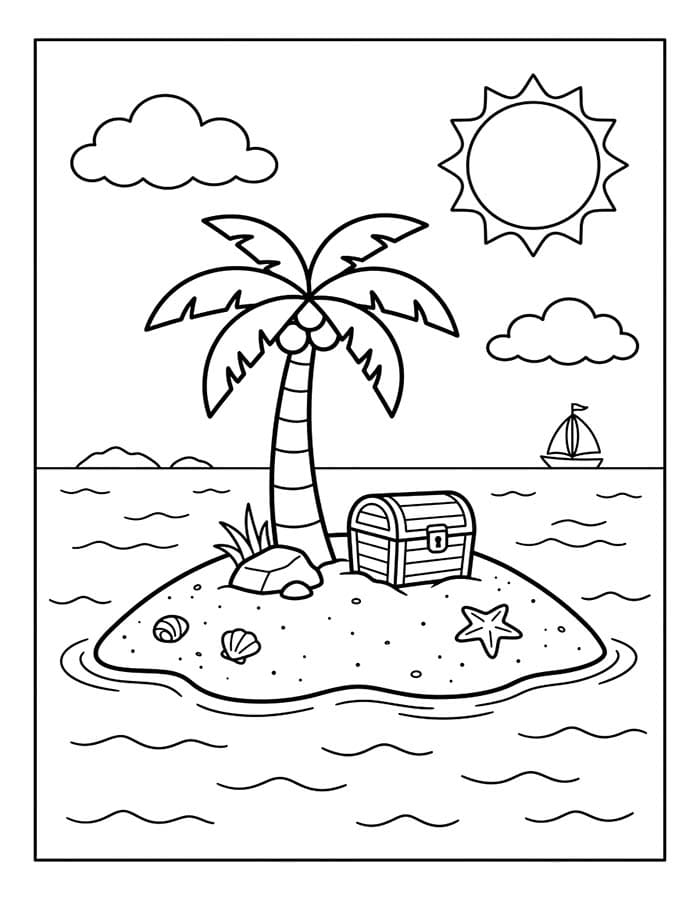 Insel für Kinder