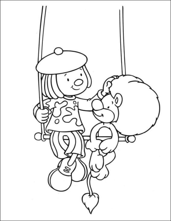 Jojos Zirkus kostenlos druckbare für Kinder