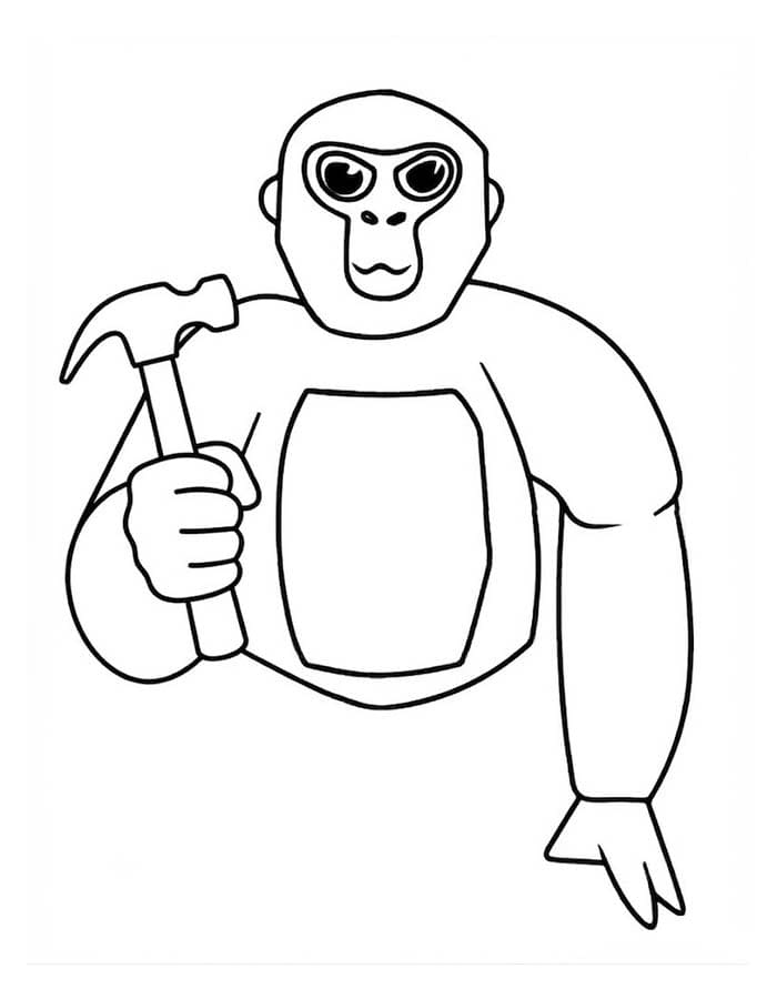 Kostenlos Druckbare Gorilla Tag