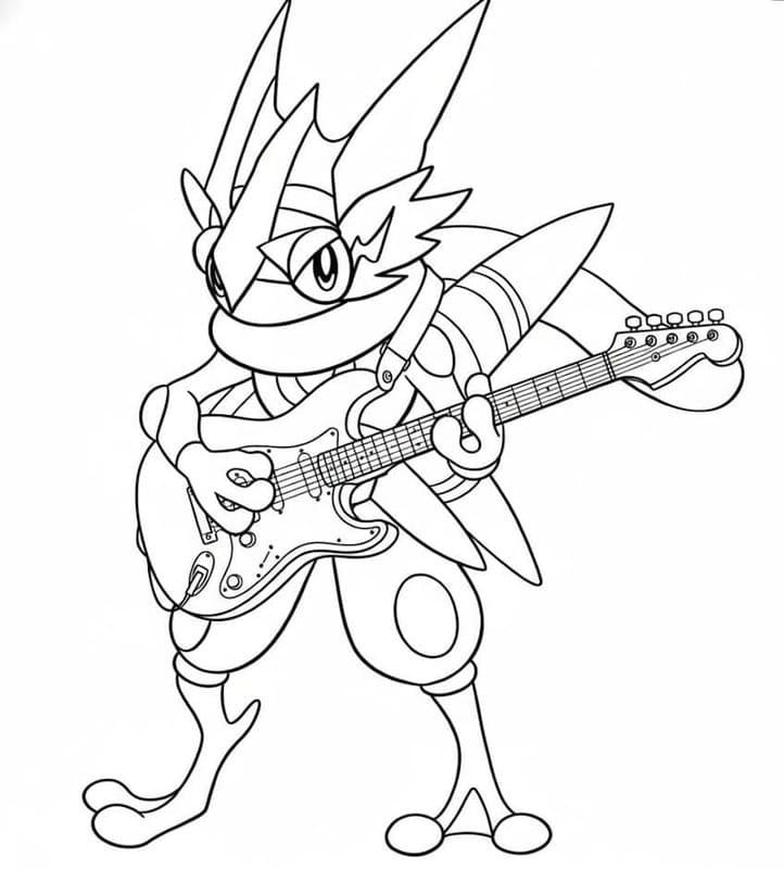 Kostenlos Druckbare Greninja