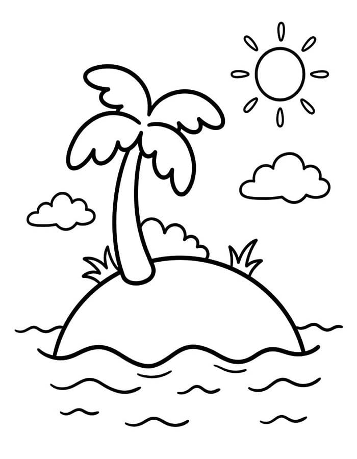 Kostenlos Druckbare Insel
