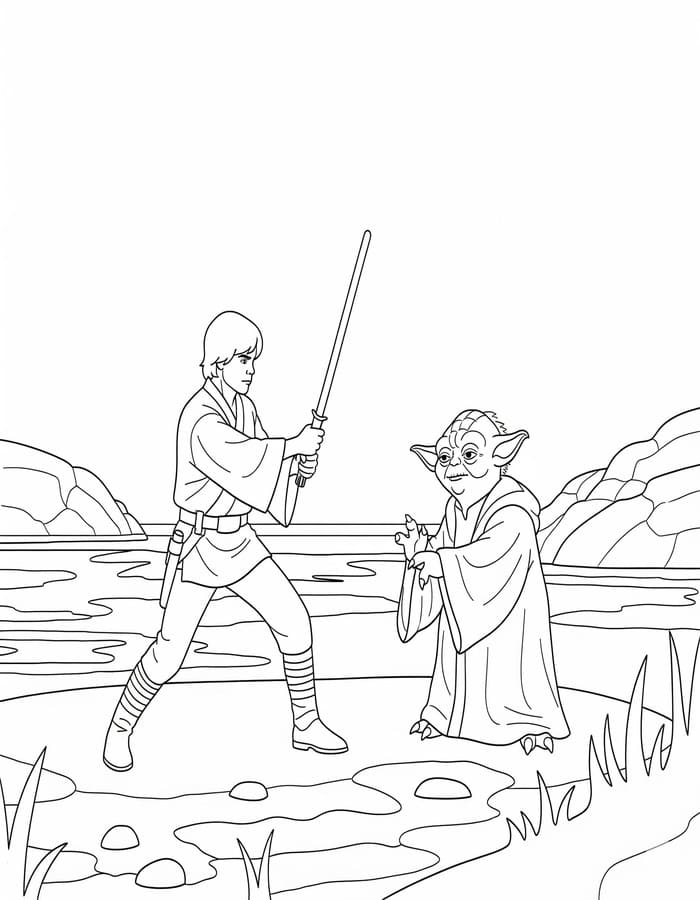 Kostenlos Druckbare Luke Skywalker