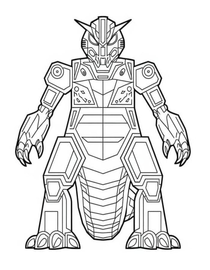Kostenlos Druckbare Mechagodzilla