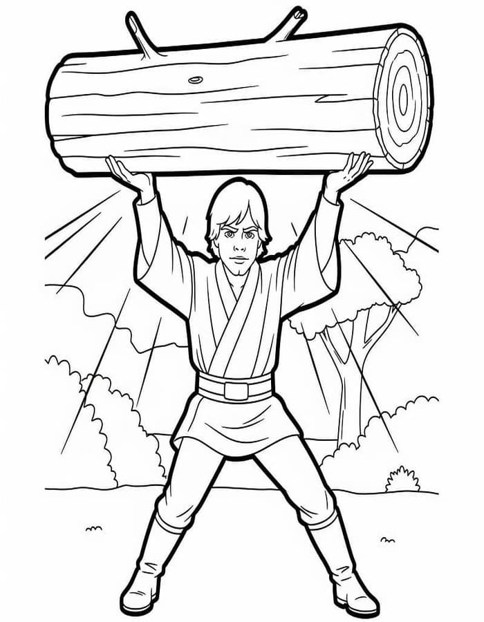 Luke Skywalker kostenlos druckbare