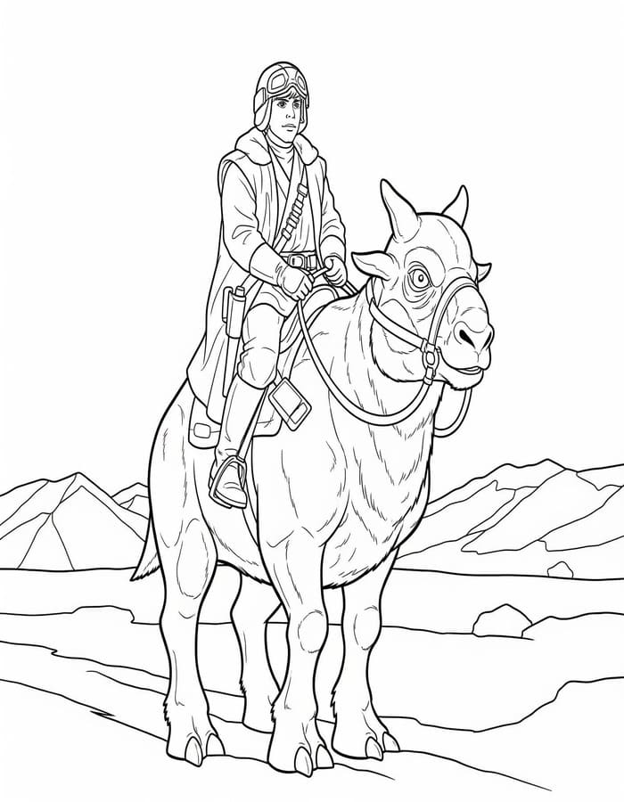 Luke Skywalker kostenlos druckbare basisch