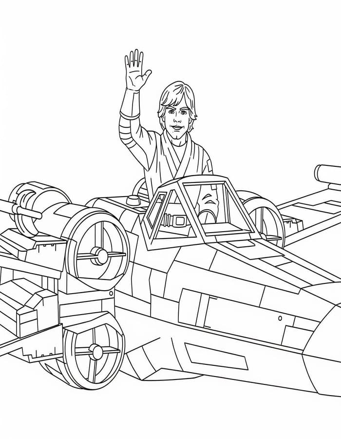 Luke Skywalker kostenlos einfach