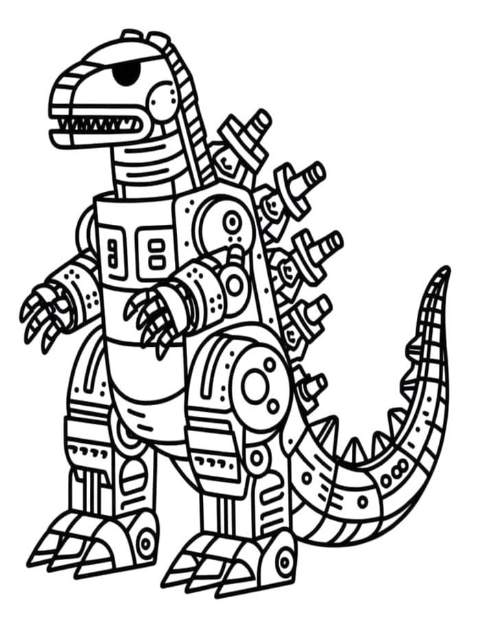 Mechagodzilla druckbare