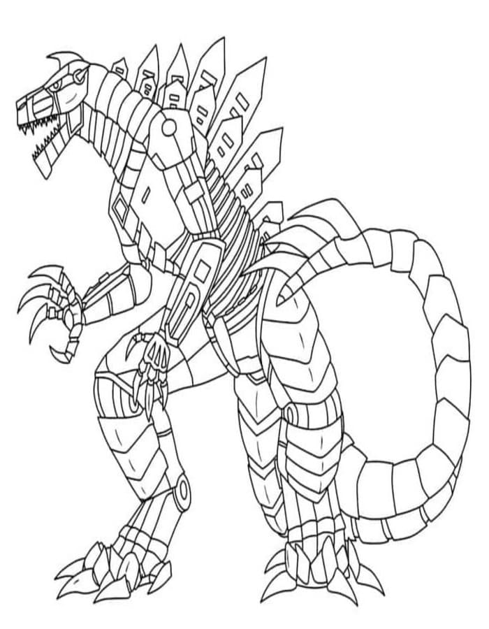 Mechagodzilla druckbare basisch