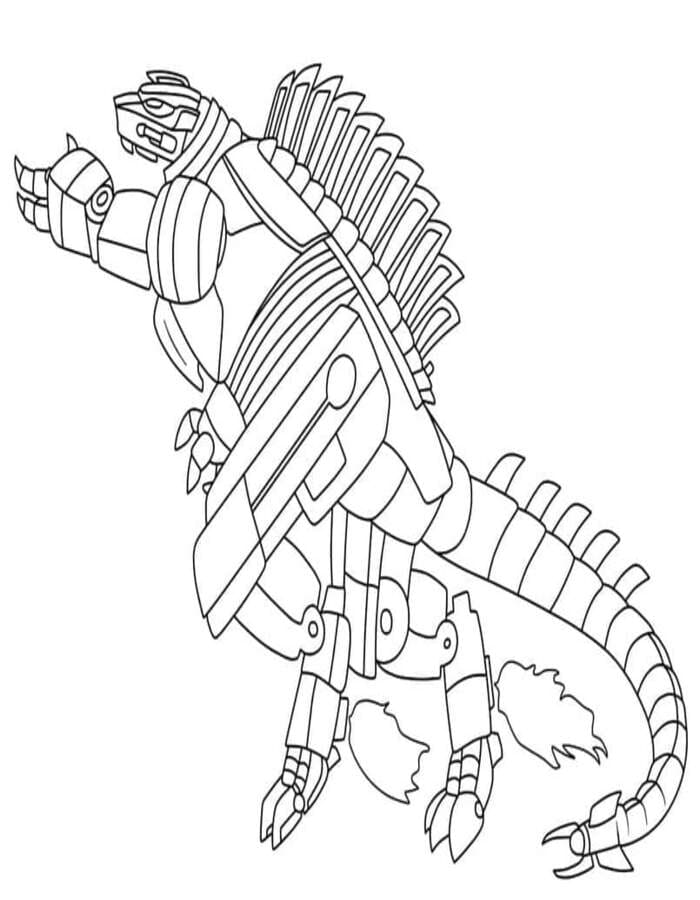 Mechagodzilla ausmalbilder