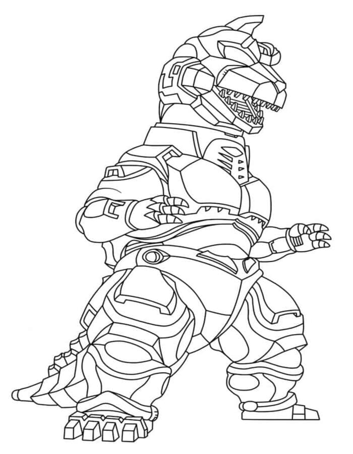 Mechagodzilla kostenlos für Kinder