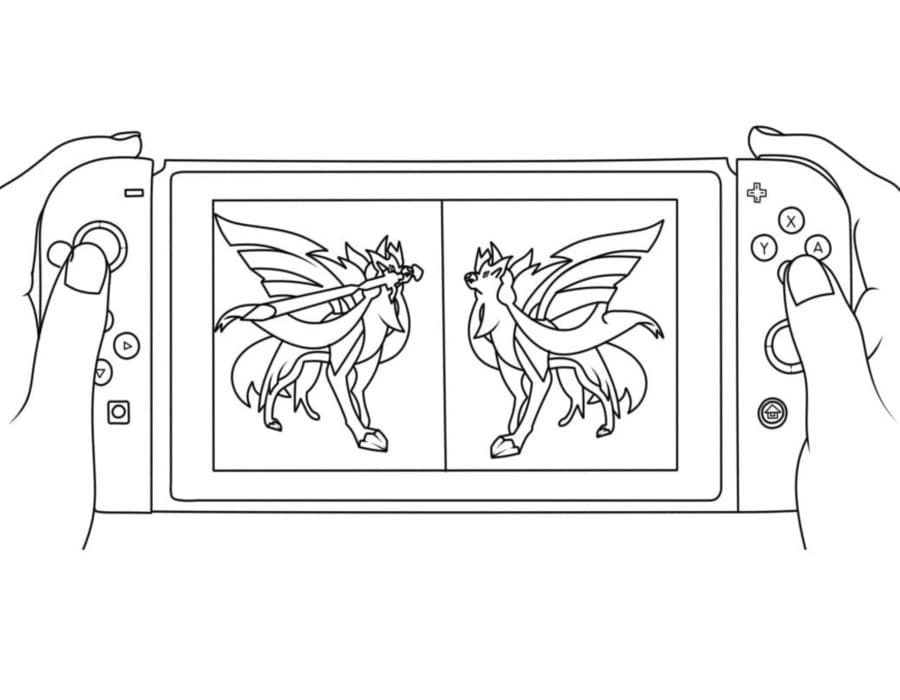 Nintendo Switch druckbare basisch