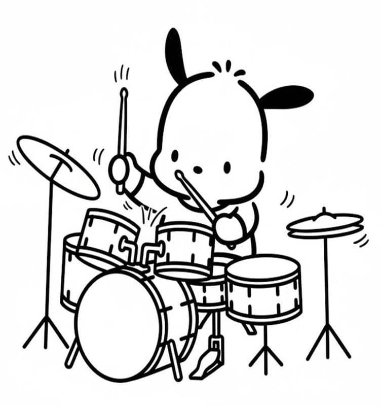 Pochacco kostenlos druckbare