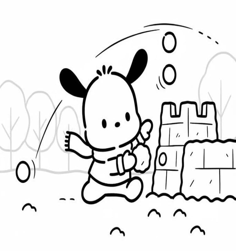 Pochacco kostenlos druckbare basisch