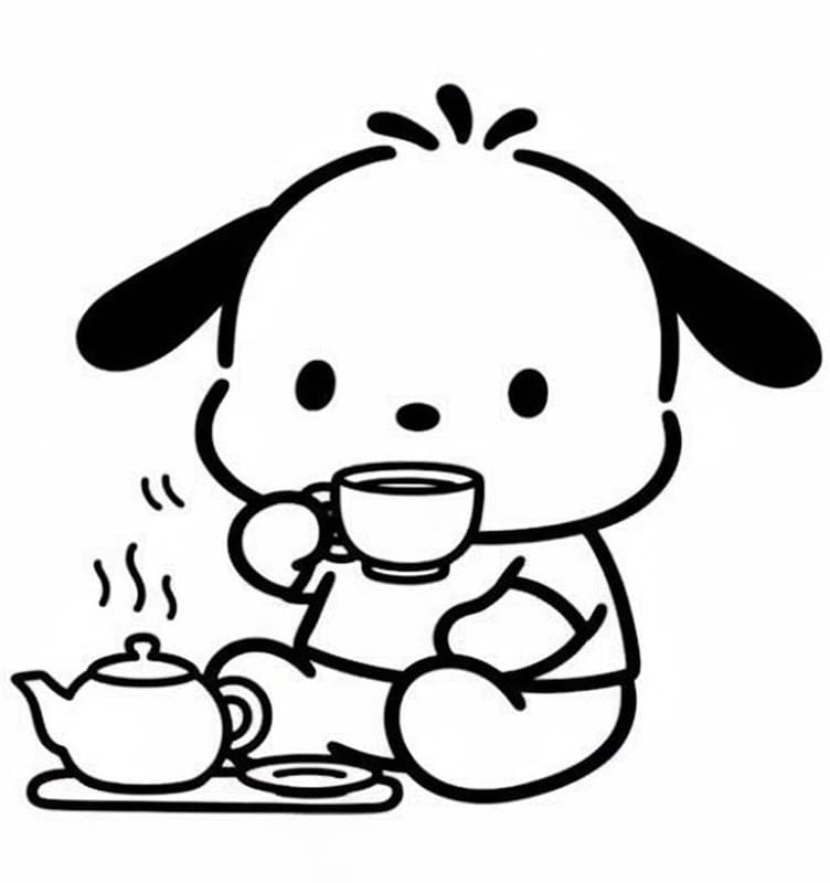Pochacco zum Ausdrucken für Kinder