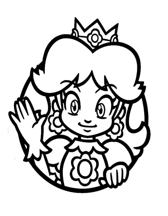 Prinzessin Daisy druckbare