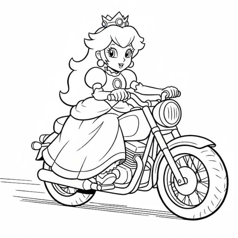 Prinzessin Daisy druckbare einfach