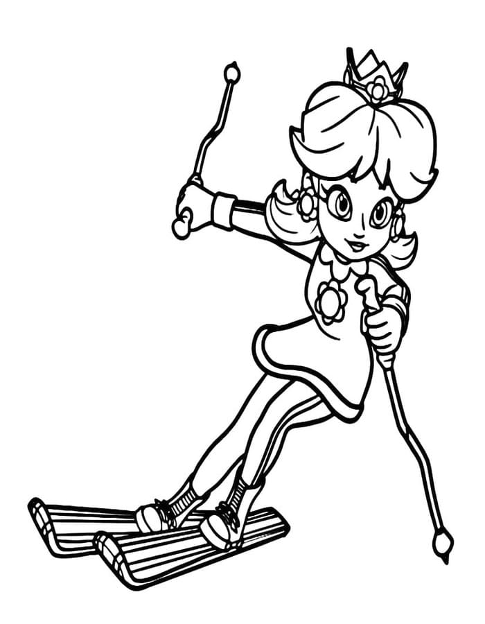 Prinzessin Daisy kostenlos druckbare
