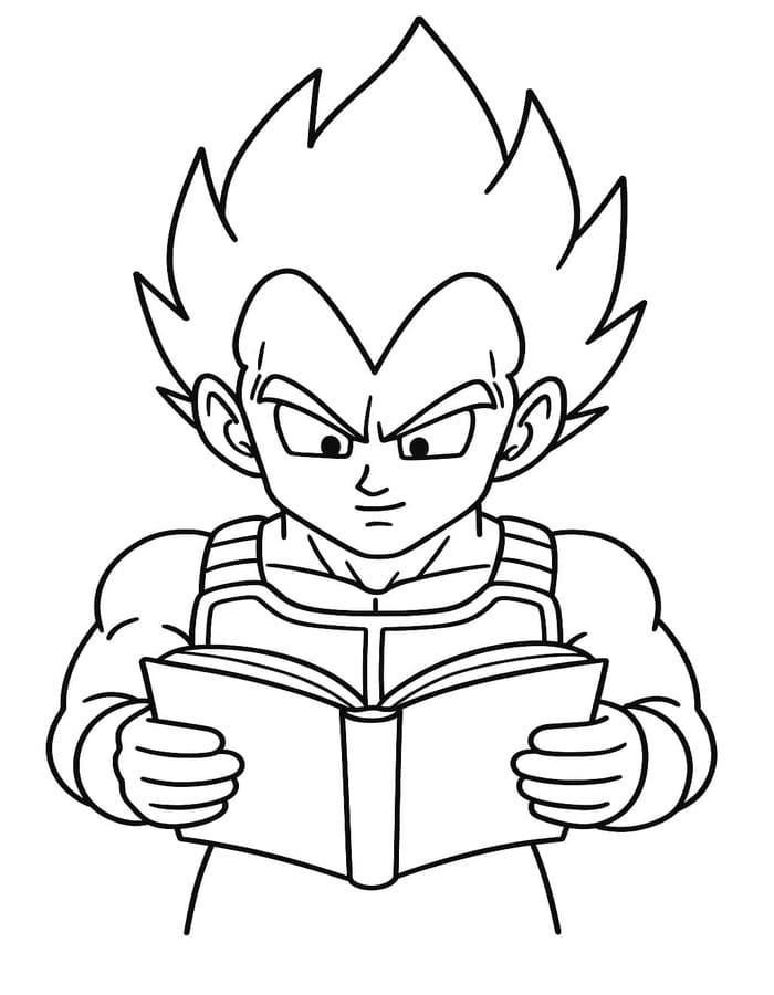 Vegeta druckbare einfach