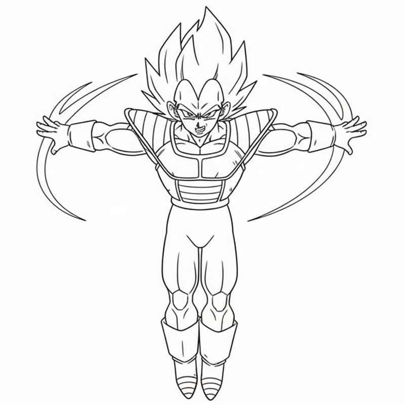 Vegeta kostenlos druckbare basisch
