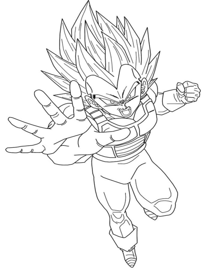 Vegeta kostenlos druckbare einfach