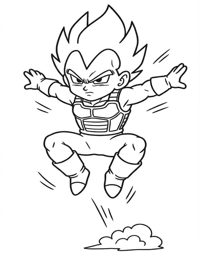 Vegeta zum Ausdrucken