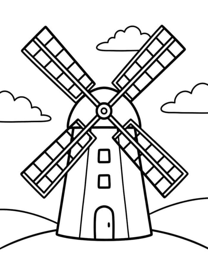 Windmühle für Kinder