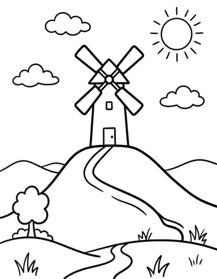 Windmühle kostenlos einfach
