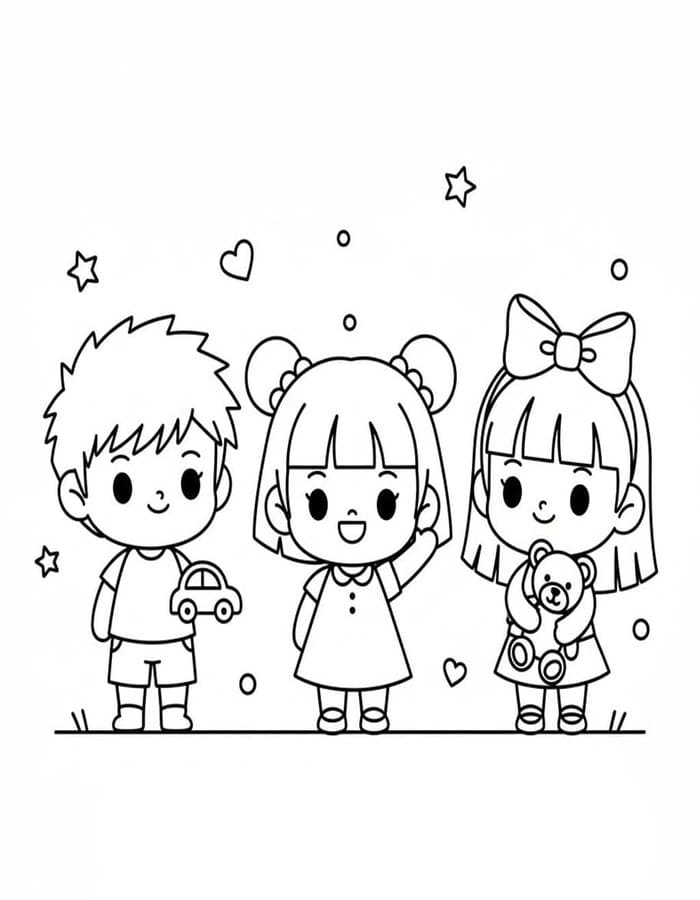 Zeichne Chibi basisch