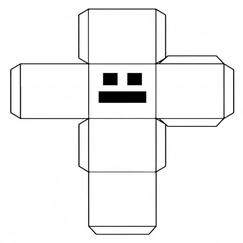 Zeichne Geometry Dash kostenlos druckbare