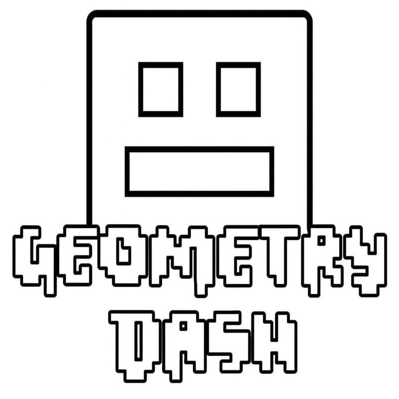 Geometry Dash ausmalbilder