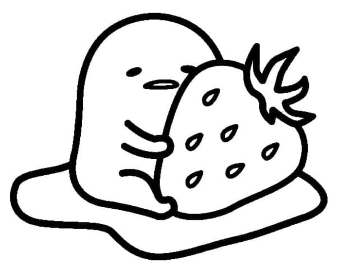 Zeichne Gudetama kostenlos