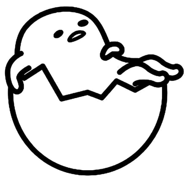 Zeichne Gudetama schlicht