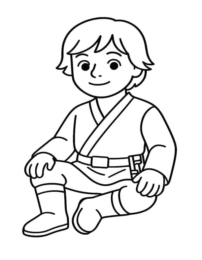 Luke Skywalker ausmalbilder