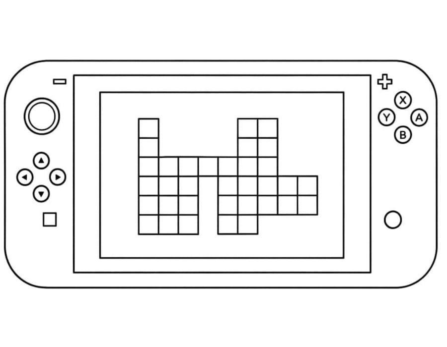 Zeichne Nintendo Switch druckbare basisch