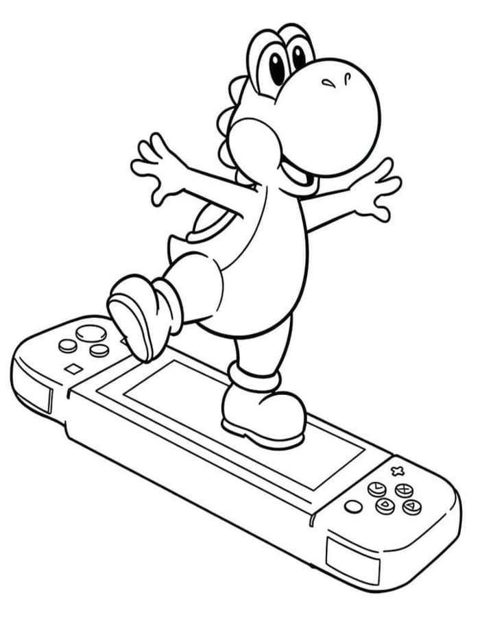 Zeichne Nintendo Switch druckbare für Kinder