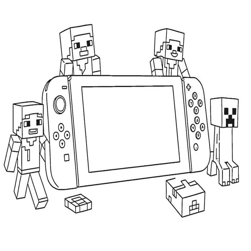 Zeichne Nintendo Switch kostenlos basisch