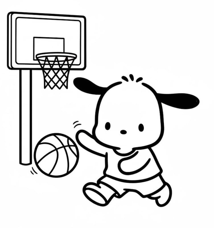 Zeichne Pochacco druckbare für Kinder