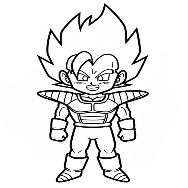 Zeichne Vegeta basisch