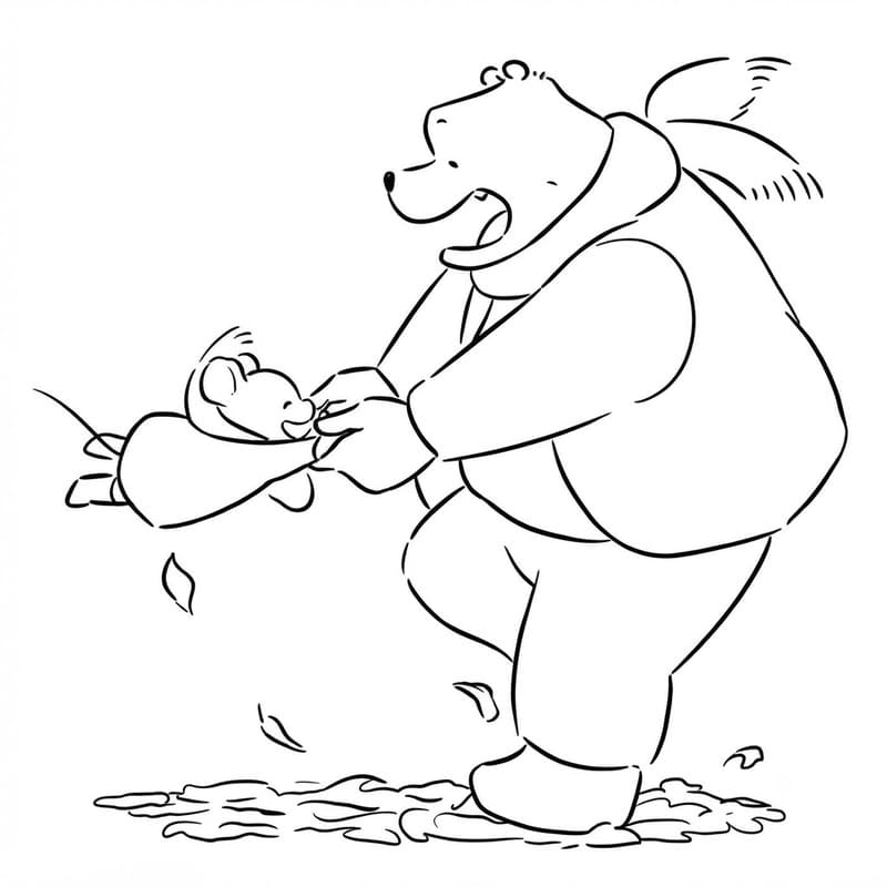 Druckbare Ernest und Celestine