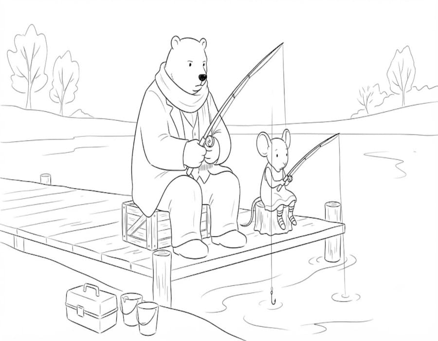 Ernest und Celestine kostenlos druckbare schlicht