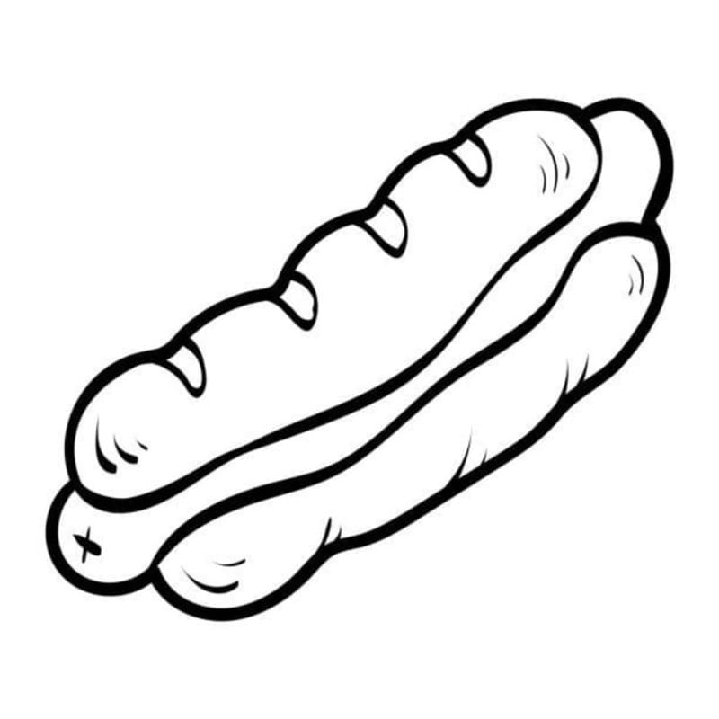 Hotdog druckbare
