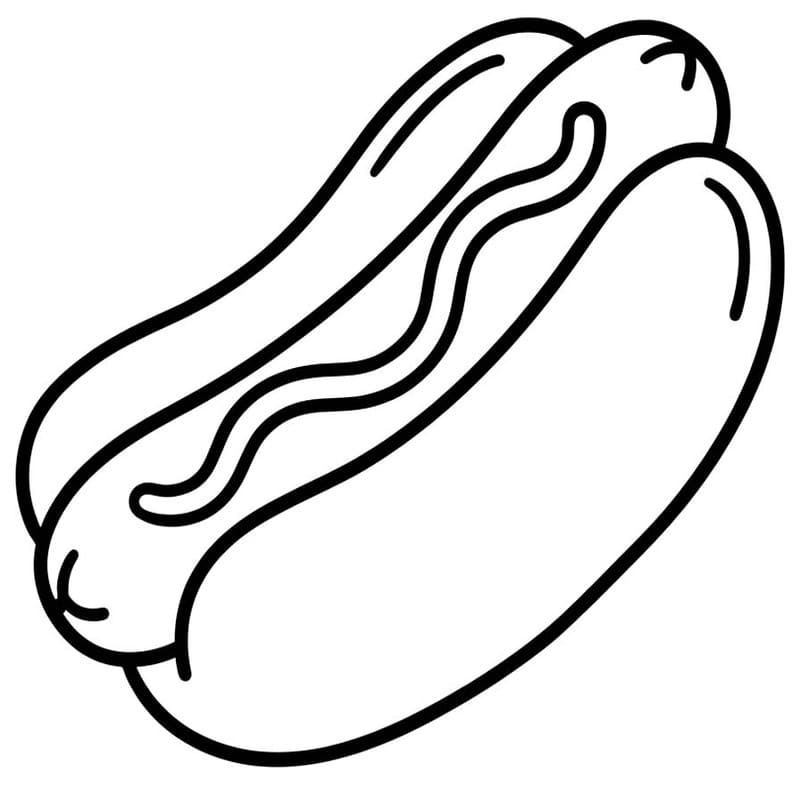 Hotdog kostenlos druckbare