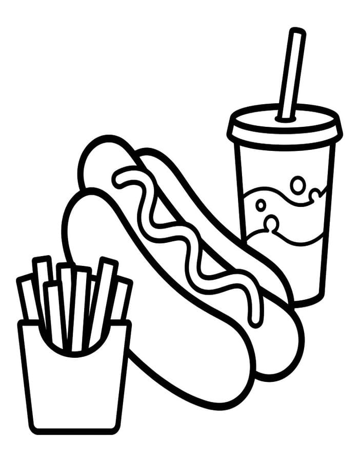Hotdog kostenlos druckbare für Kinder